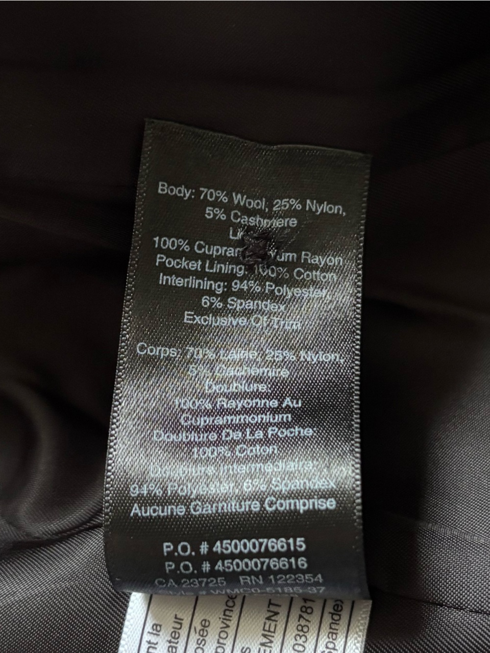 Babaton Wool Coat in Black - Picture 8 of 11
